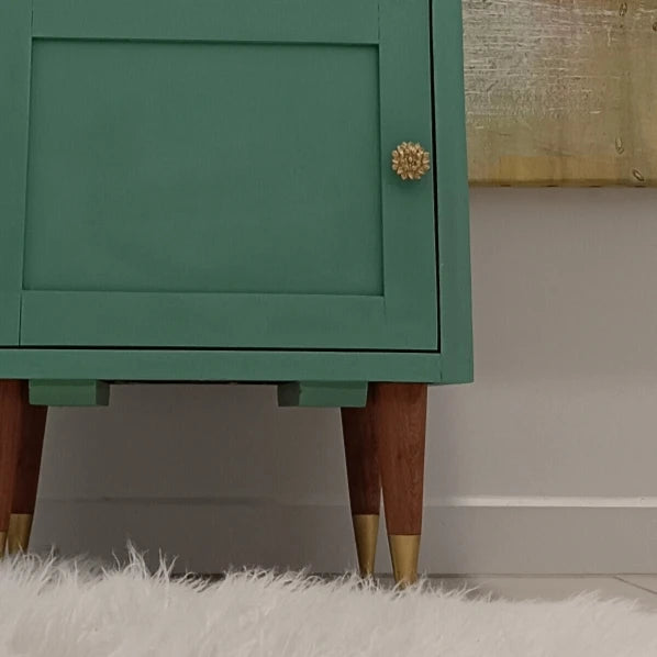 Small Vintage Sage Cupboard