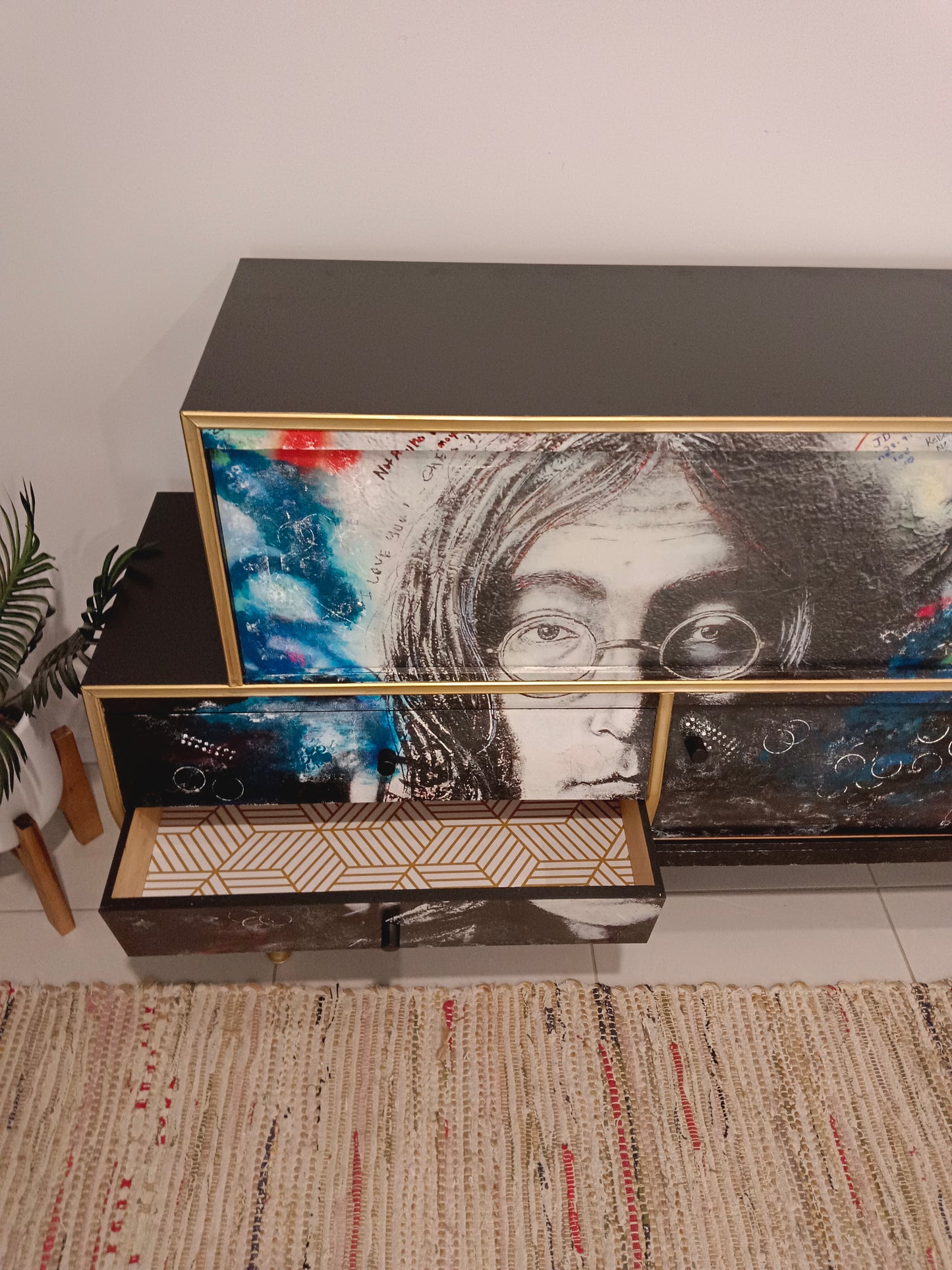 Retro Mid Century John Lennon Sideboard