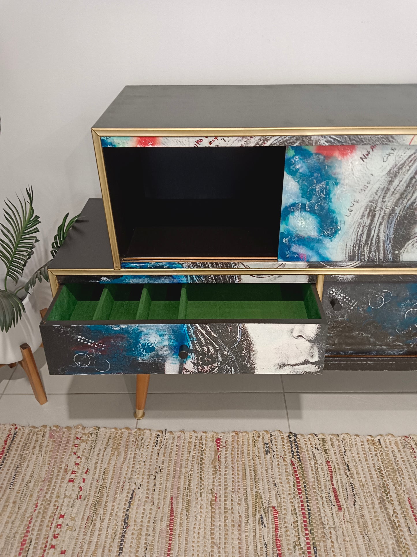 Retro Mid Century John Lennon Sideboard