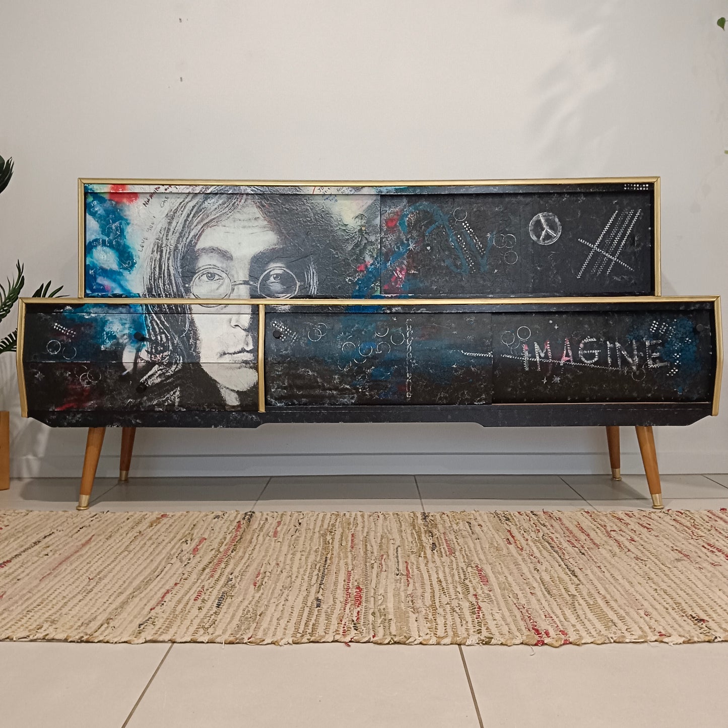 Retro Mid Century John Lennon Sideboard