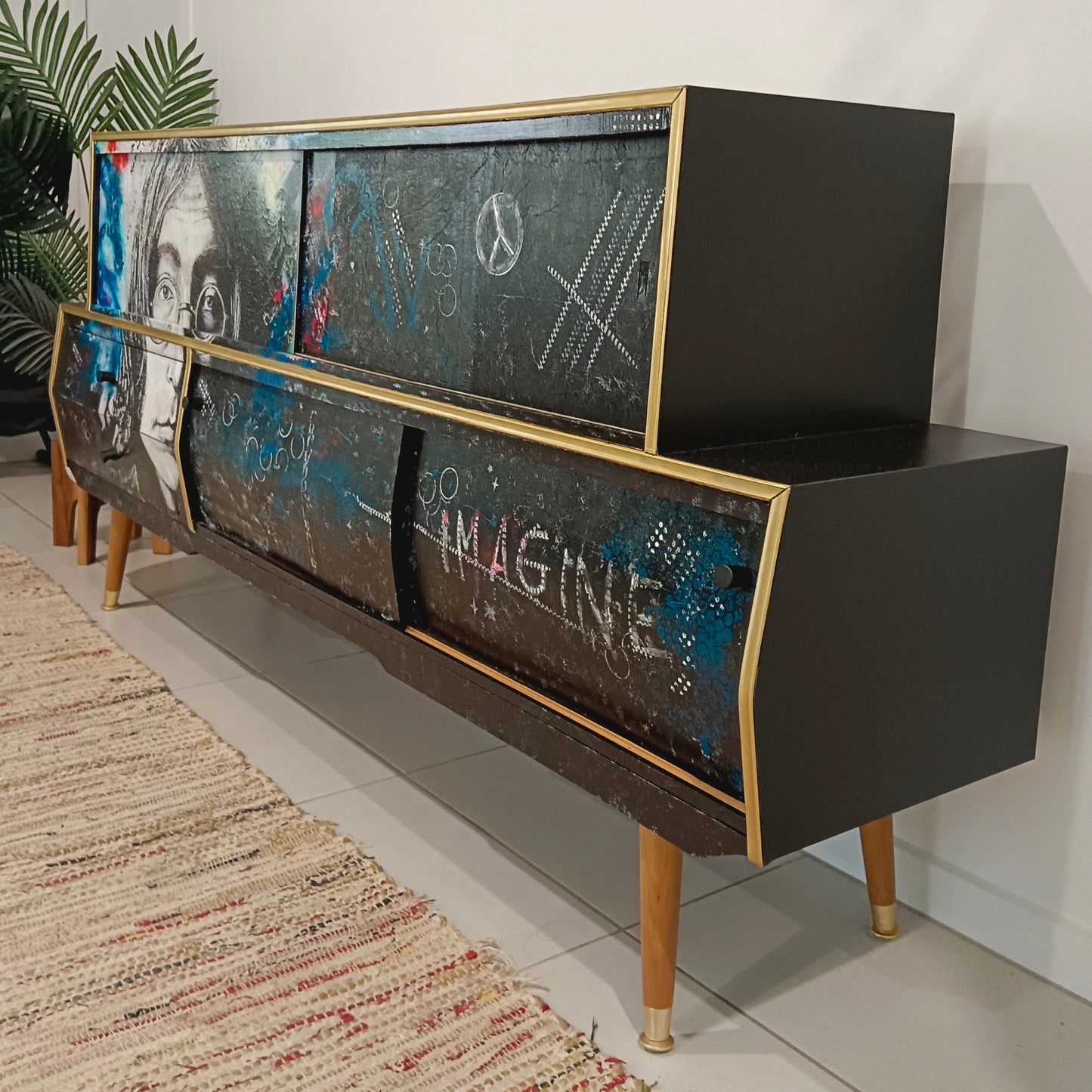 Retro Mid Century John Lennon Sideboard